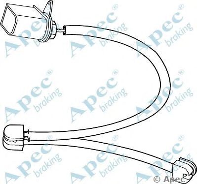 APEC BRAKING wir5229 -  Указатель износа, накладка тормозной колодки